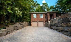 Breathtaking Custom Retaining Wall Stones Steps Landscaping Project mississauga