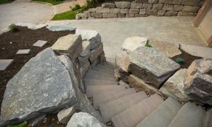 Breathtaking Custom Wall Stones Steps Landscaping Project mississauga retaining 1