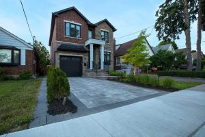 backyard markham interlocking oasis