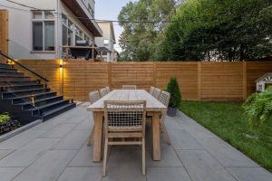 interlocking backyard toronto home