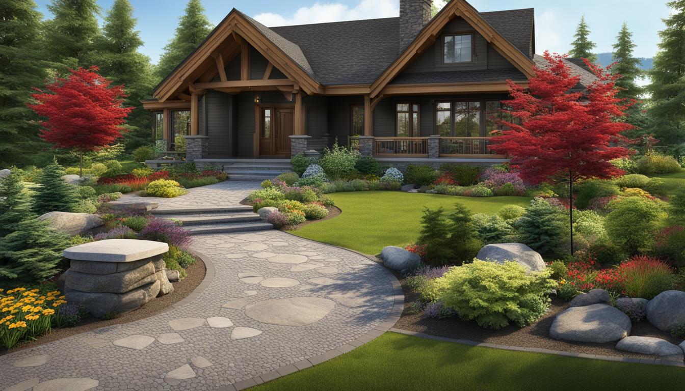 Front yard landscape design