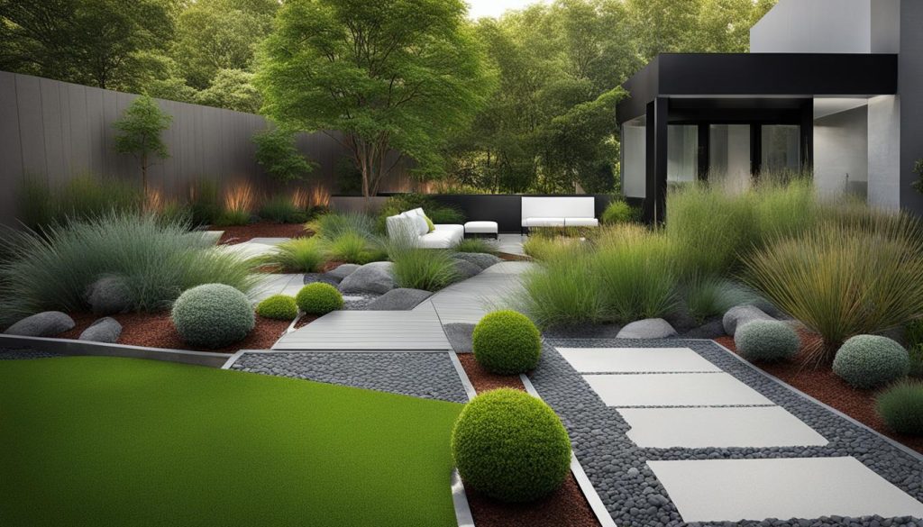 Modern landscape design