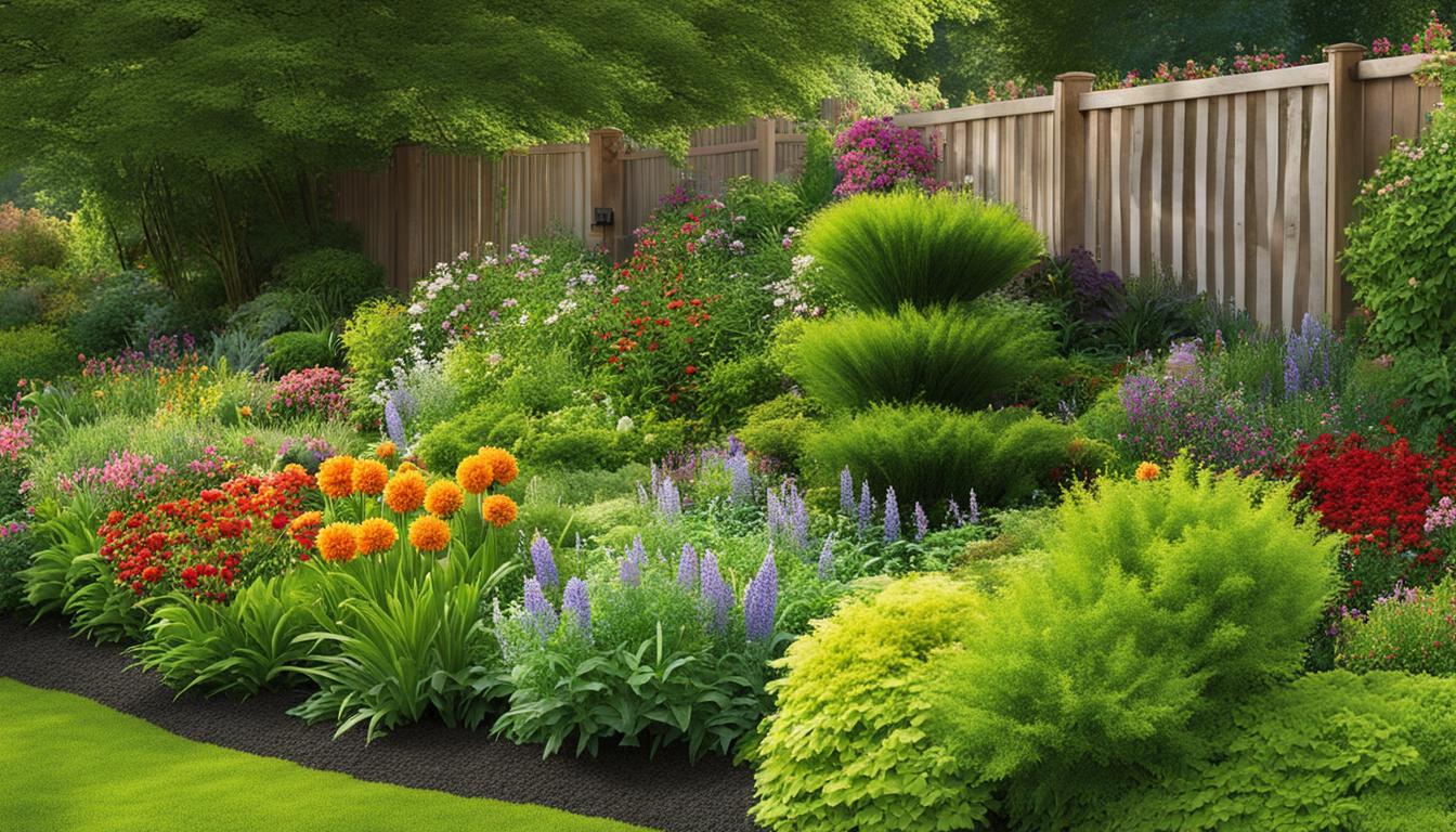 Sustainable garden landscaping