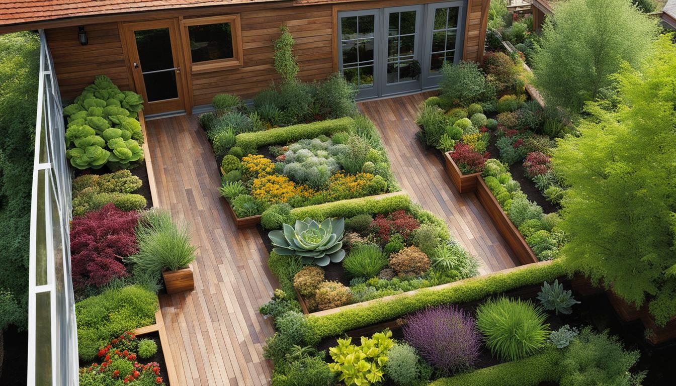 Roof garden landscape design