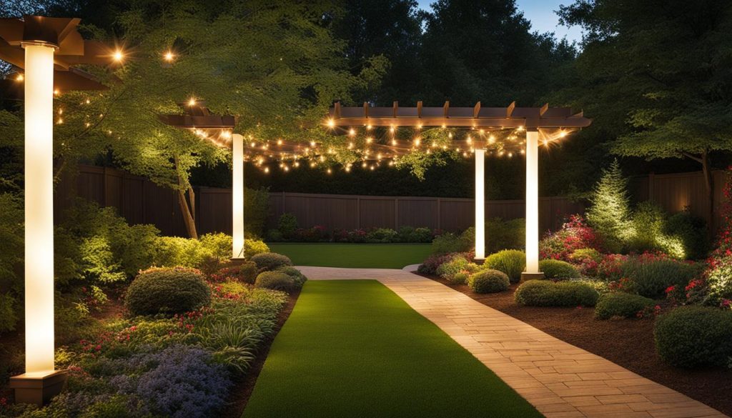 outdoor space lighting design