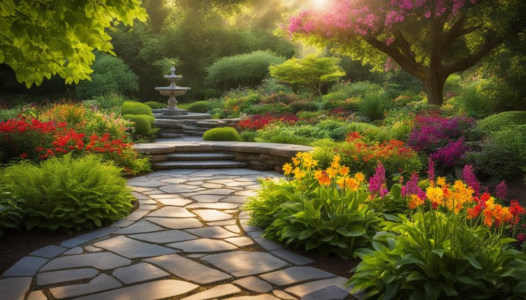Healing garden landscape design