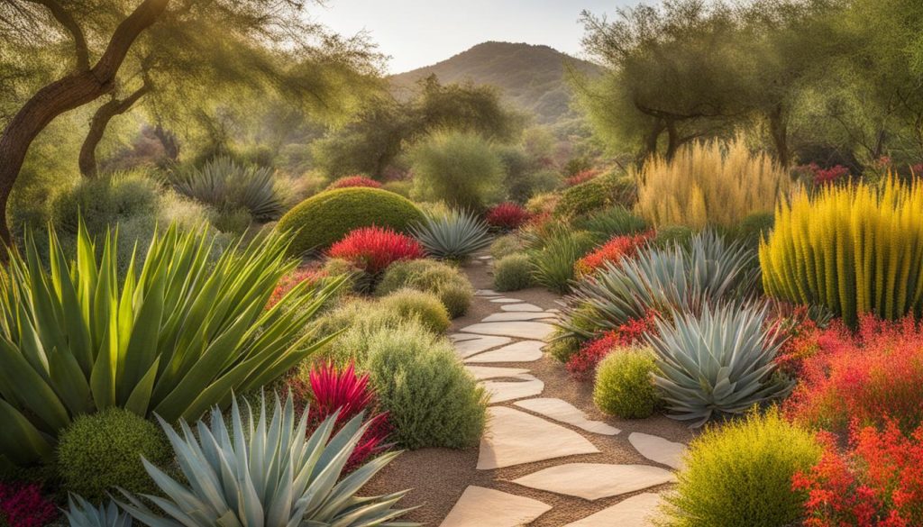 lush garden