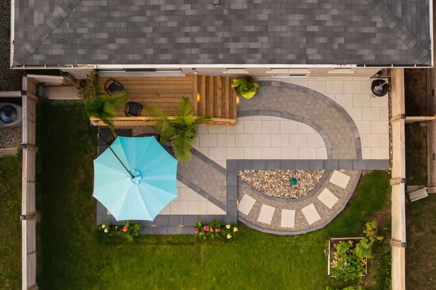 Outdoor landscaping services